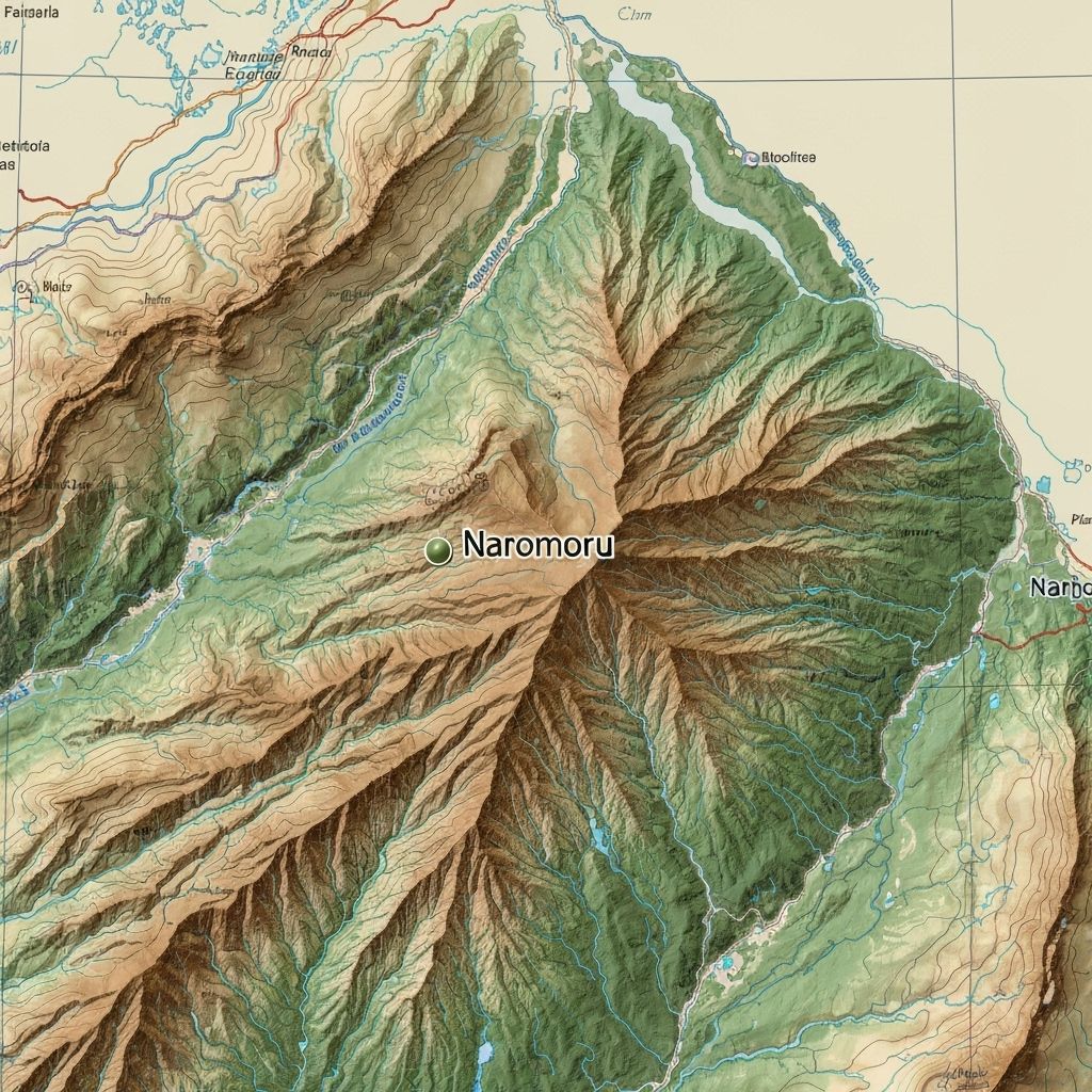 Lunar Farm Location Map - Naromoru, Mt. Kenya